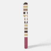 Aangepaste naam Strepen Patroon Case-Mate iPhone Case (Achterkant / Links)