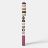 Aangepaste naam Strepen Patroon Case-Mate iPhone Case (Achterkant / Rechts)