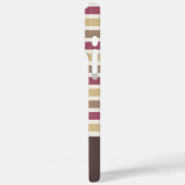 Aangepaste naam Strepen Patroon Case-Mate iPhone Case (Achterkant / Links)