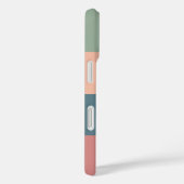 Aangepaste naam Strepen Patroon Case-Mate iPhone Case (Achterkant / Rechts)