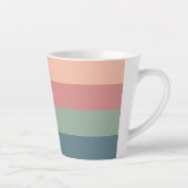 Aangepaste naam Strepen Patroon Latte Mok (Rechts)