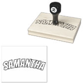 Aangepaste naam Stripboek Lettering Rubberstempel (Gestempeld)