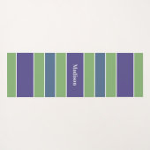 Aangepaste naam Stripes Pattern yoga mat (Achterkant (horizontaal))