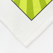 Aangepaste naam Strips Fleece Deken (Hoek)