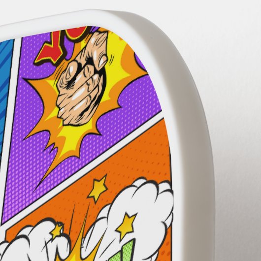 Aangepaste naam Strips Pickleball Paddle (Links Detail)