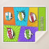 Aangepaste naam Strips Sherpa Deken (Voorkant (horizontaal))