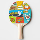 Aangepaste naam Strips Tafeltennisbatje (Achterkant)