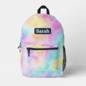  aangepaste naam Stropdas-dye rugzak (Voorkant)