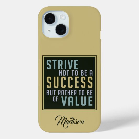 Aangepaste naam Succes & motivatie hoesjes voor wa (Achterkant)