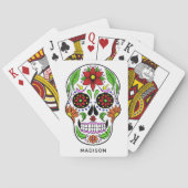 Aangepaste naam Sugar Skull speelkaarten (Achterkant)