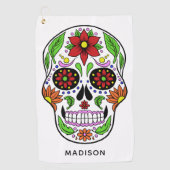 Aangepaste naam Suiker Golfhanddoek (Voorkant)