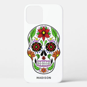 Aangepaste naam Suiker Telefoongevallen schedel Case-Mate iPhone Case
