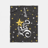 Aangepaste naam Superstar Fleece Deken (Voorkant)