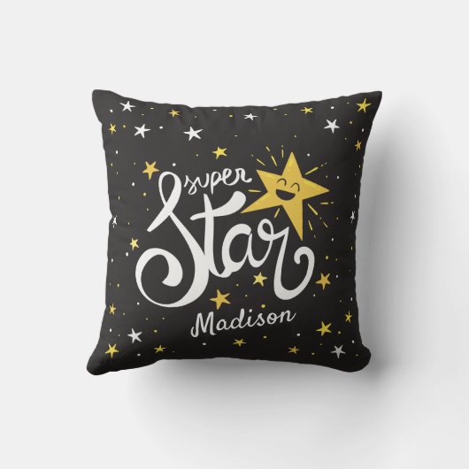 Aangepaste naam Superstar Kussen (Achterkant)