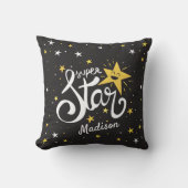 Aangepaste naam Superstar Kussen (Voorkant)