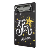 Aangepaste naam Superstar Mini Klembord (Angled2)