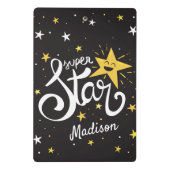 Aangepaste naam Superstar Mini Klembord (Achterkant)
