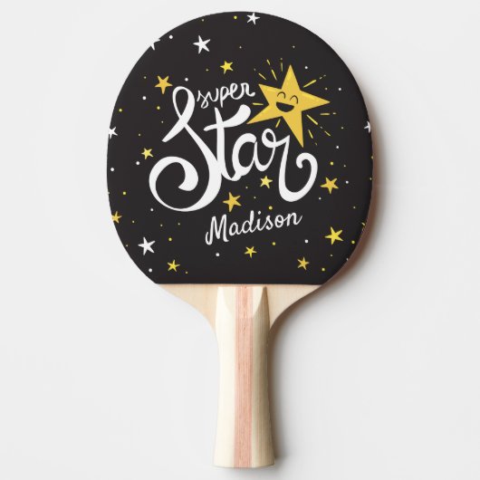 Aangepaste naam Superstar Tafeltennisbatje (Voorkant)