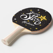 Aangepaste naam Superstar Tafeltennisbatje (Voorkant Gekanteld)