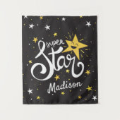 Aangepaste naam Superstar Wandkleed (Voorkant)
