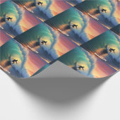 Aangepaste naam Surfen Cadeaupapier (Hoek)