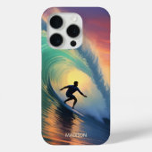Aangepaste naam Surfen Case-Mate iPhone Case (Achterkant)