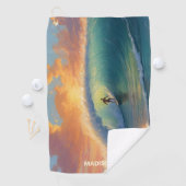 Aangepaste naam Surfen Golfhanddoek (Insitu)