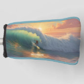 Aangepaste naam Surfen Golfheadcover (Voorkant)