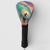 Aangepaste naam Surfen Golfheadcover (Voorkant)