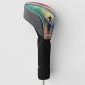 Aangepaste naam Surfen Golfheadcover (Schuin)