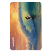 Aangepaste naam Surfen Magneet (Verticaal)
