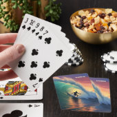 Aangepaste naam Surfen Pokerkaarten (Insitu)