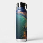 Aangepaste naam Surfen Waterfles (Voorkant)