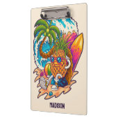 Aangepaste naam Surfende ananas Klembord (Links)
