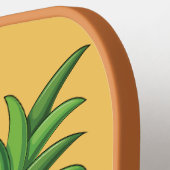 Aangepaste naam Surfende ananas Pickleball Paddle (Links Detail)