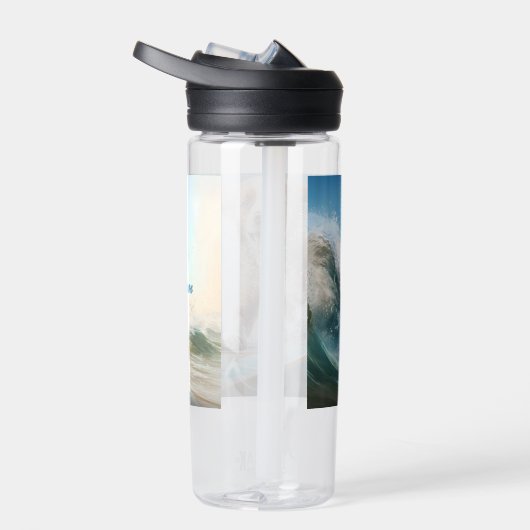 Aangepaste naam Surfhond Waterfles (Rechts)