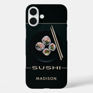 Aangepaste naam SUSHI-telefoonkwesties iPhone 16 Plus Hoesje