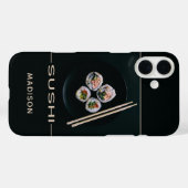 Aangepaste naam SUSHI-telefoonkwesties Case-Mate iPhone Case (Achterkant (horizontaal))