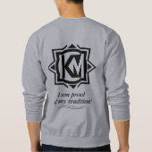 Aangepaste naam Sweatshirt | Perfect verjaardagsca (Achterkant)