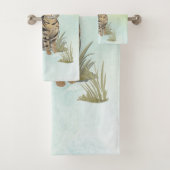 Aangepaste naam Tabblad Kat Pet Bad Handdoek (Insitu)