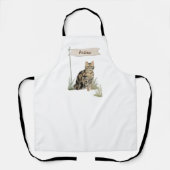 Aangepaste naam Tabblad Kat Pet Schort (Voorkant)