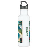 Aangepaste naam Tahiti Waterfles (Achterkant)
