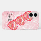 Aangepaste naam Tattered Heart Case-Mate iPhone Case (Achterkant (horizontaal))