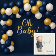Aangepaste naam Teddybeer Het is een jongen Baby S