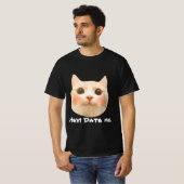 Aangepaste naam tekst Aangepaste toon-inktpatroon  T-shirt (Voorkant volledig)