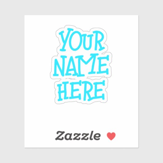 Aangepaste naam Tekst afspeelbaar HelmStickers Sticker (Vel)