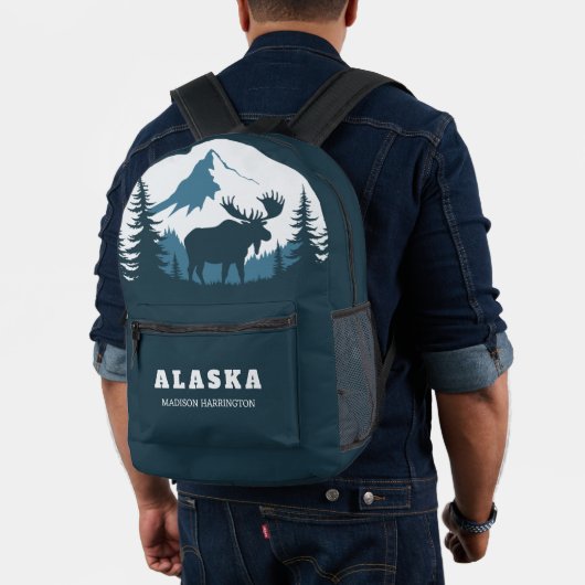 Aangepaste naam & tekst ALASKA Bedrukte Rugzak (Insitu (model))