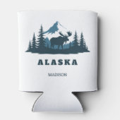 Aangepaste naam & tekst ALASKA Blikjeskoeler (Achterkant)