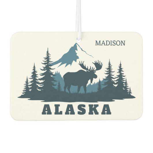 Aangepaste naam & tekst ALASKA Luchtverfrisser (Voorkant)