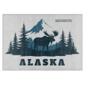 Aangepaste naam & tekst ALASKA Snijplank (Voorkant)